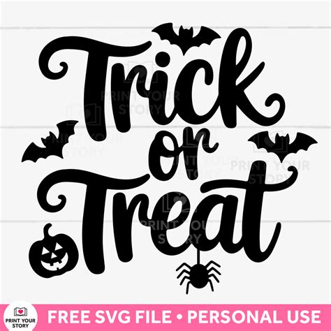 Get Spooky with the Best Trick Or Treat SVG Files - Perfect for Halloween Designs!