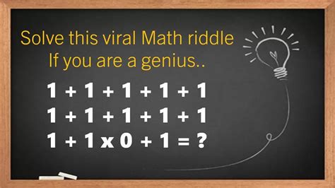 Tricky Hard Math Riddles With Answers