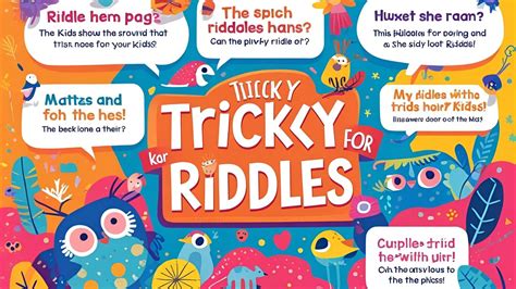 Tricky Kids Riddles With Answers