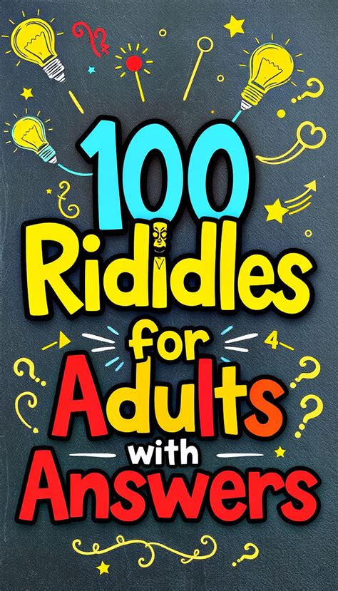 Tricky Riddles For Adults With Answers
