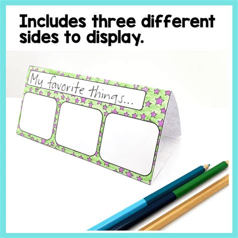 Trifold Name Plate Template