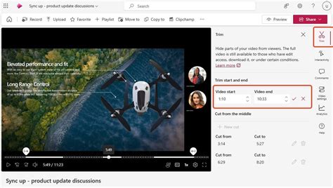 Trimming Your Video in Microsoft Stream