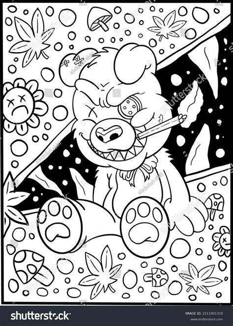 Trippy 420 Coloring Pages
