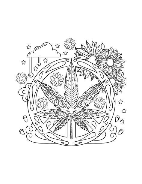 Trippy Coloring Drug Coloring Pages For Adults