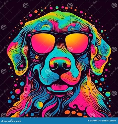 Trippy Dog Pic