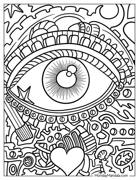Trippy Graffiti Coloring Pages