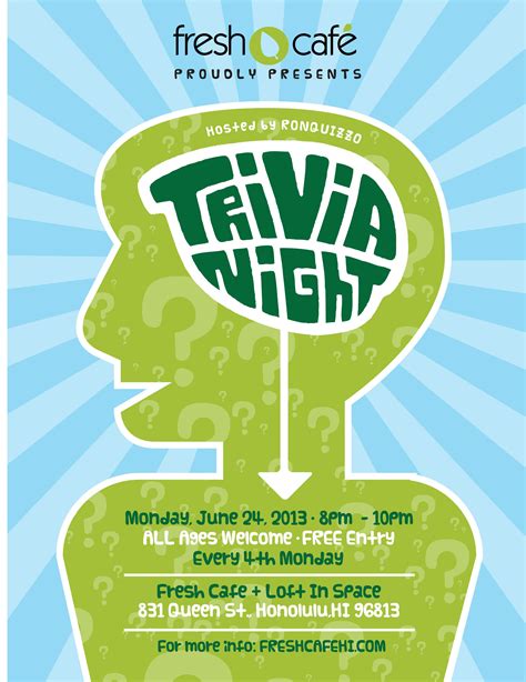 Create Free Trivia Night Flyers! PosterMyWall