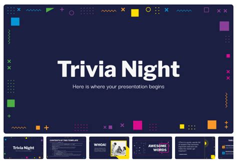Free Trivia PowerPoint Template Free PowerPoint Templates