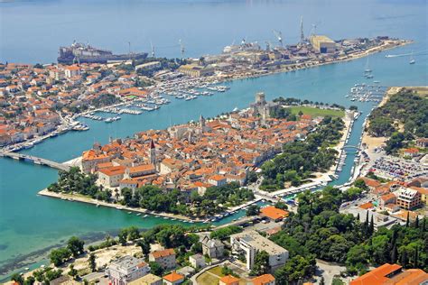 Trogir Croatia harbor