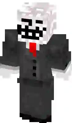 Unleash your Inner Prankster with the Iconic Troll Face Skin in Minecraft