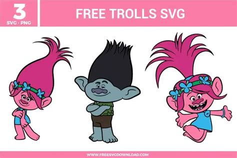 Get Creative with Trolls Branch Svg Free: Craft Your Masterpiece with our High-Quality Designs!