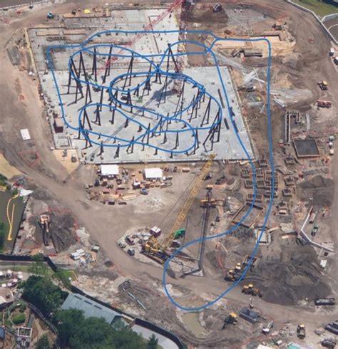 Tron Lightcycle Run Layout