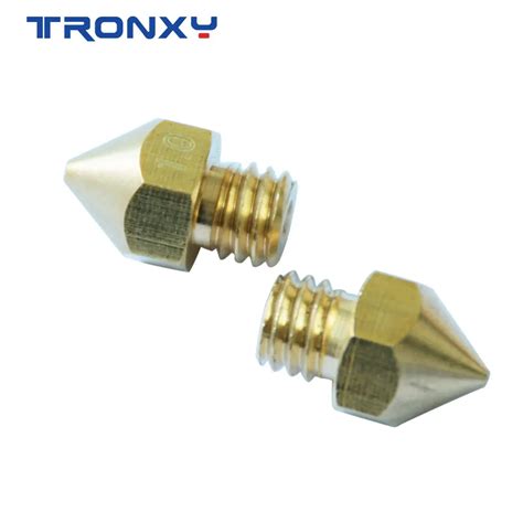 Tronxy 1pc Mk8 M6 Nozzle 0.2 0.3 0.4 0.5 0.6 0.8 1.0mm J-head Extrusion Nozzle 1.75mm Filament 3d Printer Brass Copper Nozzle - 3d Printer Parts & Accessories - AliExpress