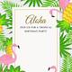 Tropical Invitations Template Free