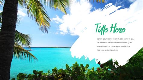 Tropical Slides Template