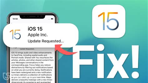 Troubleshoot iOS 15 Stuck on Update Requested Screen