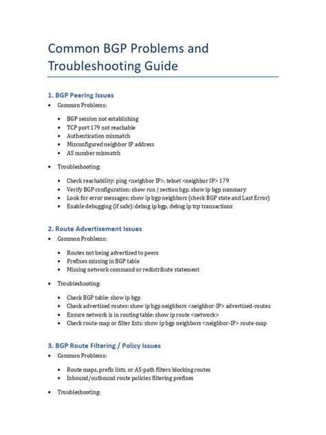 Troubleshooting