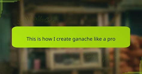 Troubleshooting Common Ganache Issues