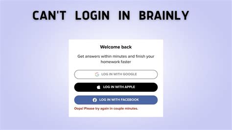 Troubleshooting Common Issues with My Brainly Account