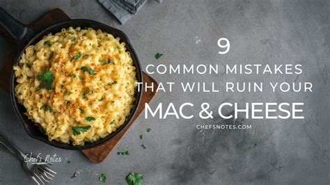 Troubleshooting Common Mac and Cheese Mistakes