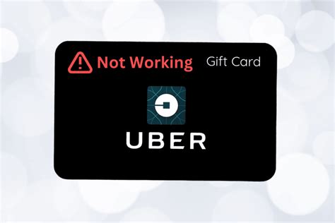 Troubleshooting Common Uber Gift Card Issues