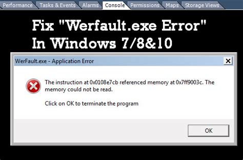 Troubleshooting Werfault.exe Errors