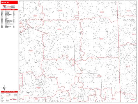 Troy Mi Zip Code Map