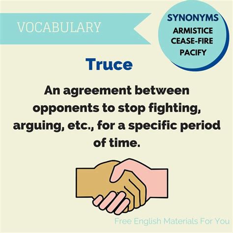 Truce Meaning In Tagalog