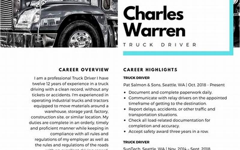 Truck Driver Experience