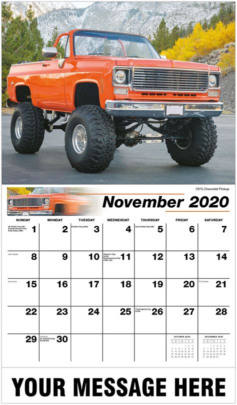 Truck Calendar 2024