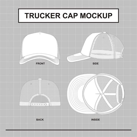 Trucker Hat Template