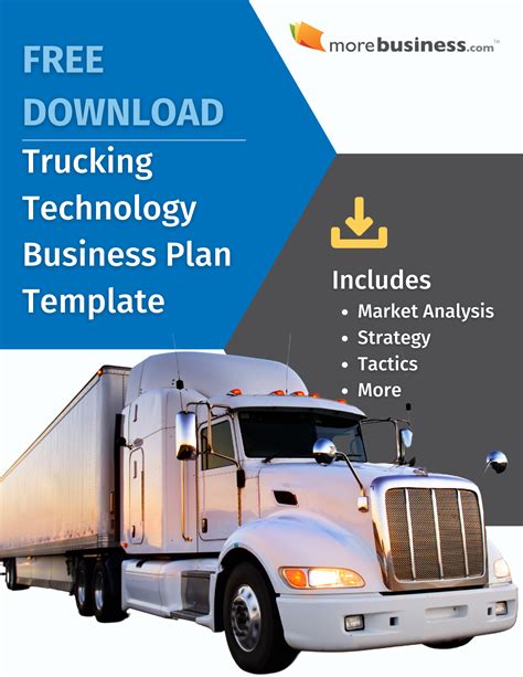 Trucking Business Plan Template Free