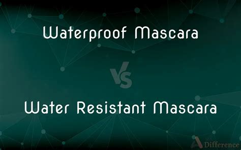 Truly Waterproof vs. Water-Resistant Mascara