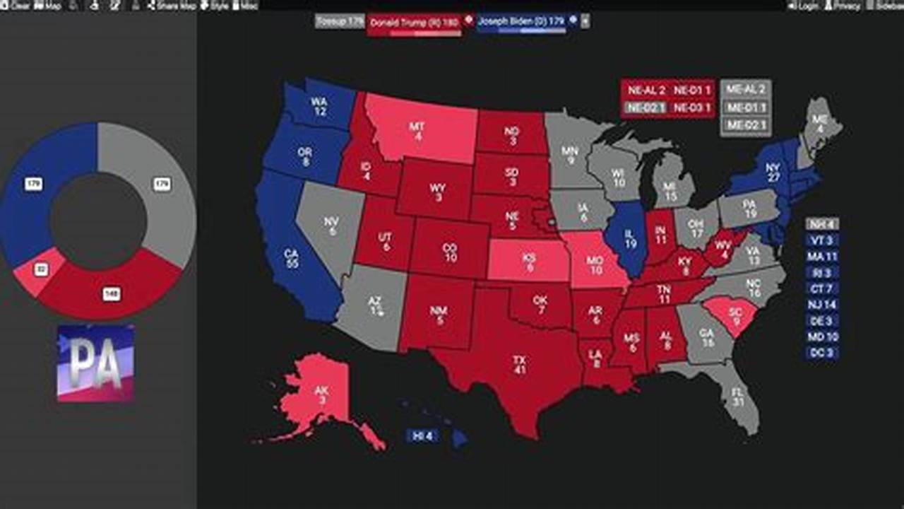Trump Vs Biden 2024 Map Youtube November 2024