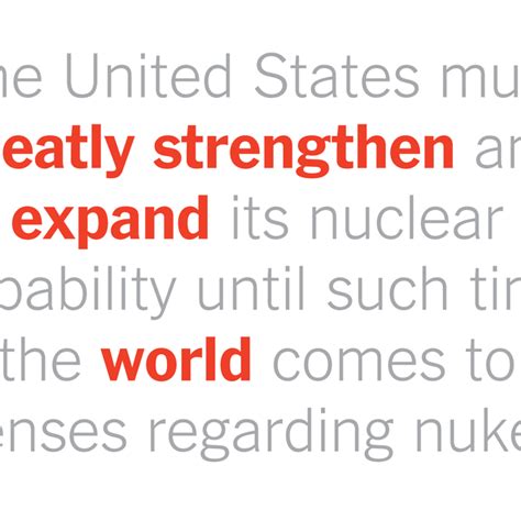 Trump Nuclear Quote