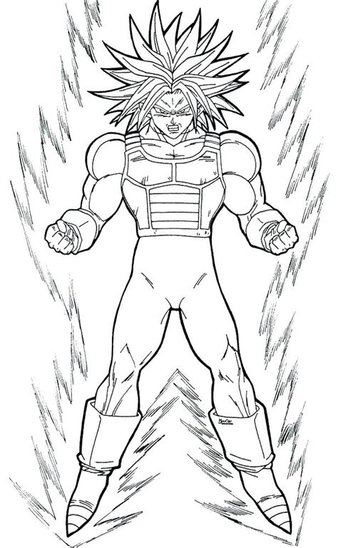 Trunks Dragon Ball Z Coloring Pages