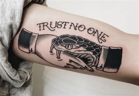Trust Noone Tattoo