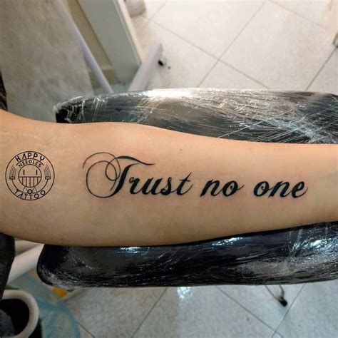 Top 69 Best Trust No One Tattoo Ideas 2021 Inspiration Guide