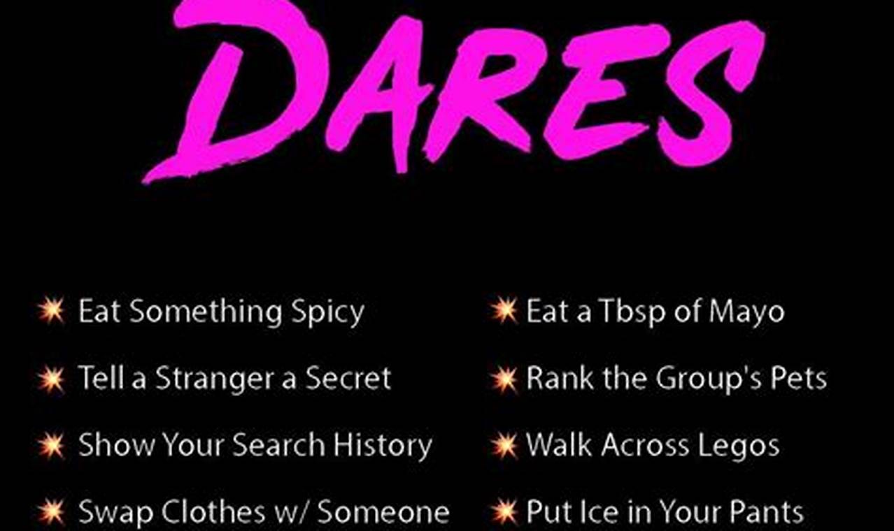 Truth Or Dare Questions 2024