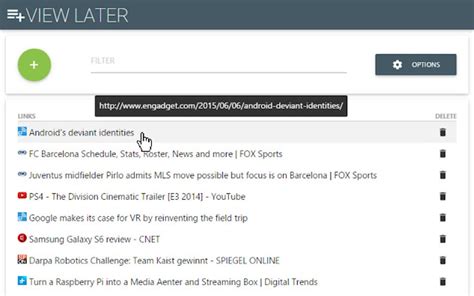 Try Read Later to Save Links in Google Chrome