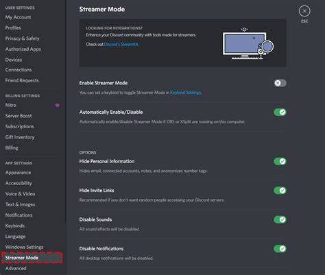 Try Streamer Mode to Hide Sensitive Information in Discord