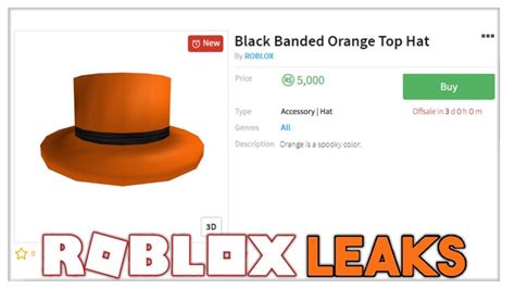 Try on Hat Leaks! - Roblox