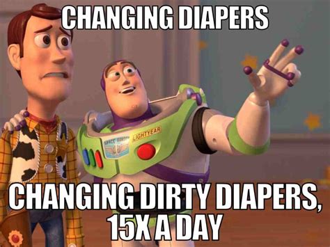 Trying To Change Diaper Meme