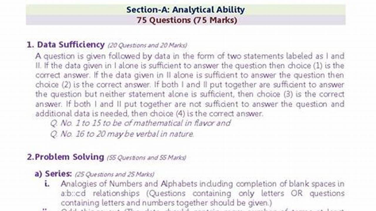 Ts Icet 2024 Syllabus