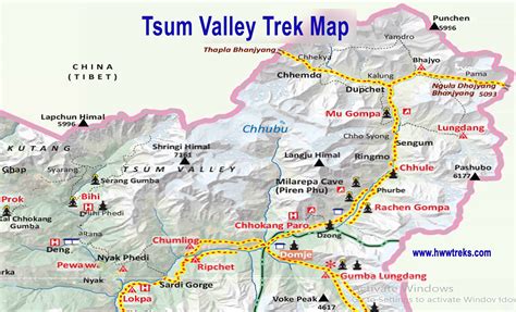 Tsum Valley Route