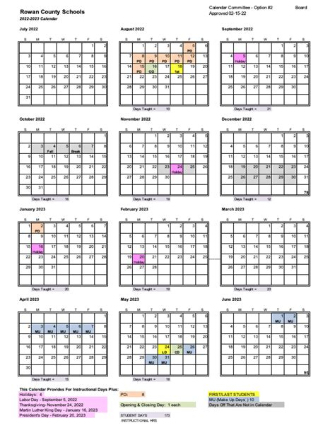 2023 Calendar in PDF