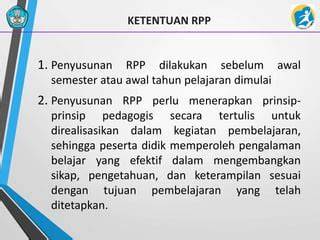 Tujuan RPP