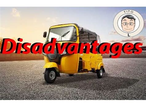 Tuk Tuk Disadvantages