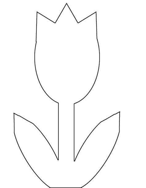 Tulip Template Printable Free