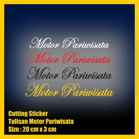 Tulisan Motor